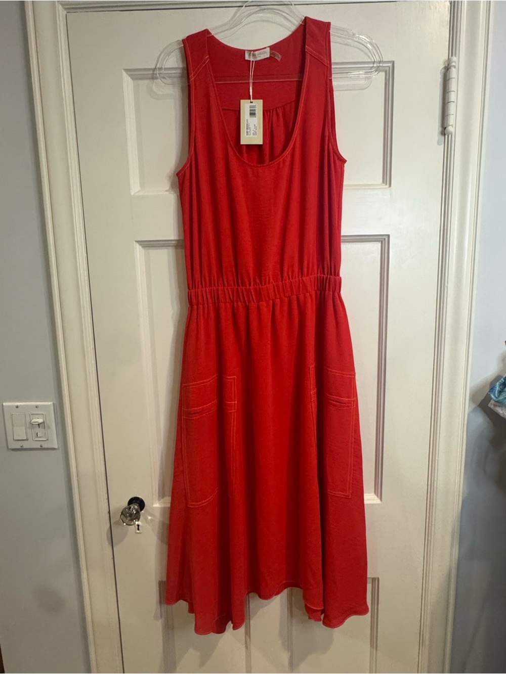 Ramy Brook Vibrant Red Sleeveless Dress